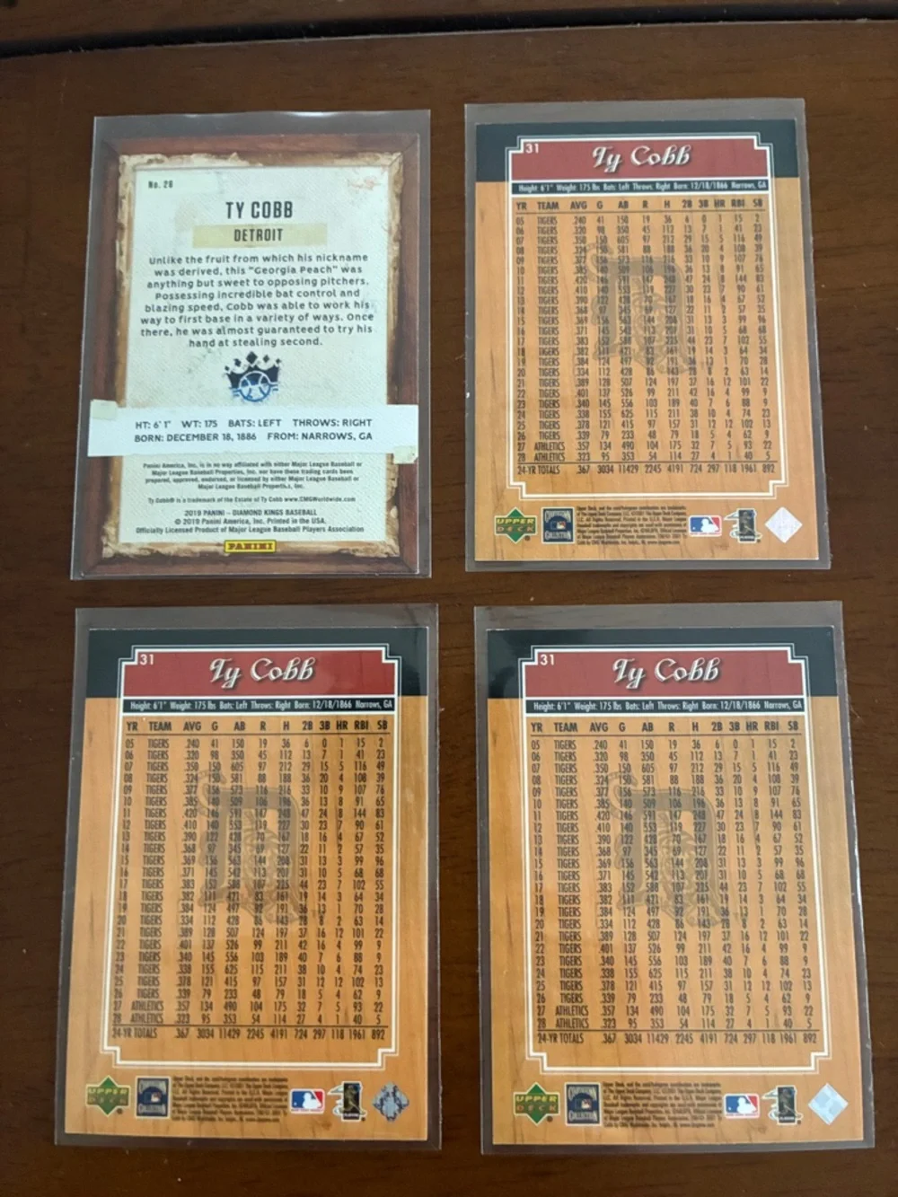 13 Card Ty Cobb Lot - Picture 5 of 7
